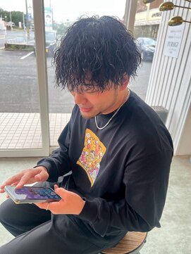 ユラギフロムユイマァル 水島店(YURAGI from YUIMARL) メンズスタイルツイストスパイラルパーマ