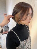 サンド 池袋(sand)&nbsp;推しカラー/池袋/ボブ/インナーカラー/ベージュカラー