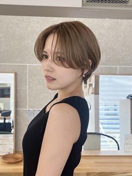 サンドイエナ 横浜店(sand yena) くびレイヤーボブルフネビージュ小顔ワンレンこなれミディ