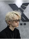 スパイラルセンターパート[海老名/海老名駅/メンズ/眉毛/men's