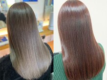 仕上がりを左右するのは「熱の伝え方」。プロのアイロン技術で潤いを閉じ込めます