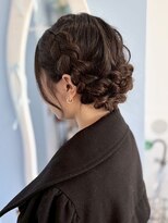 モナ 髪質改善(MONA)&nbsp;【MONA】お呼ばれヘア/編み込み/フルアップ/ヘアアレンジ