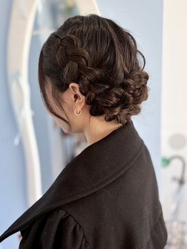 モナ 髪質改善(MONA) 【MONA】お呼ばれヘア/編み込み/フルアップ/ヘアアレンジ