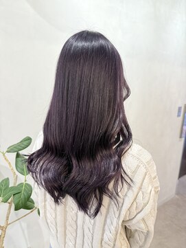 エイト プラット 渋谷2号店(EIGHT plat) ダークラベンダー　ブリーチカラー　4/3