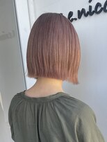 ル ニコ(Le.nico)&nbsp;ミニボブ×ピンクベージュ