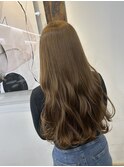 ミルクティーベージュブリーチなしダブルカラー