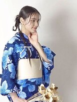 ヘアコレクション アンジュ(Hair collection Unge)&nbsp;ツインカチモリアレンジ×浴衣スタイル＊