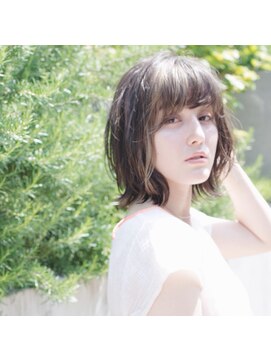 ヘア ヴィルゴ 吉祥寺(hair Virgo) 【Virgo 吉祥寺】大人かわいいグレージュ切りっぱなしボブ