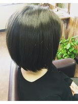 ヘアデザインアンドクリエーション リヴィエ(HAIR Design&Creation REVIE) REV I E×アッシュ系カラー×ボブ