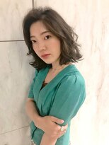ヘアアンドメイク オプシス(Hair&Make OPSIS)&nbsp;秋冬ボブスタイルに似合う、柔らか”プラチナブラウン”♪