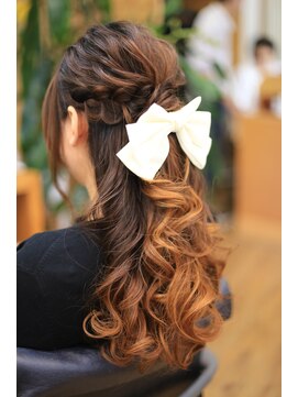 キャノン(CANNON) リボンハーフアップ