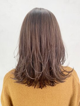 アルバム 銀座(ALBUM GINZA) ライトアッシュ_毛先パーマことりベージュ_ba266351