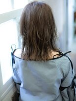 エクファ ヘアエステアンドスパ(ex-fa hair esthe&spa)&nbsp;鎖骨ミディアム／ブルーアッシュグレー ／ダークグレージュ