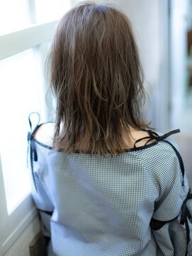 エクファ ヘアエステアンドスパ(ex-fa hair esthe&spa) 鎖骨ミディアム/ブルーアッシュグレー /ダークグレージュ