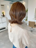 シロ 延岡店(SIRO)&nbsp;【韓国巻き外ハネミディアム】延岡美容室SIROシロ髪質改善艶髪