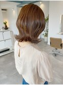 【韓国巻き外ハネミディアム】延岡美容室SIROシロ髪質改善艶髪