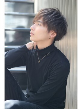 クーエフー(coo et fuu) 20代30代メンズショートフェザーマッシュソフトツーブロック短髪