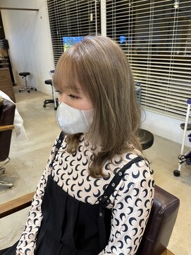 ラ メール ヘア デザイン(La mer HAIR DESIGN) ミルクティーベージュ♪