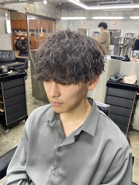 ロンドガルマン 名古屋(Lond GULLMAN) 【Lond GULLMANHide】MEN'S HAIR/ツイストスパイラルパーマ/眉毛