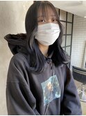 学校・仕事でも安心！5トーンの地毛風ブルーブラック