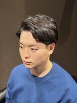 ビーダンディー(Bee dandy)&nbsp;ビジネスフォーマル ツーブロックショート 七三オールバック