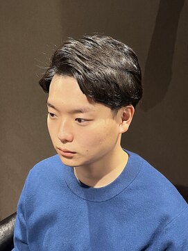 ビーダンディー(Bee dandy) ビジネスフォーマル ツーブロックショート 七三オールバック