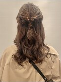 ヘアセット◎ルーズハーフアップアレンジ