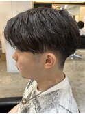 メンズマッシュパーマツイストスパイラルパーマ波巻きパーマ