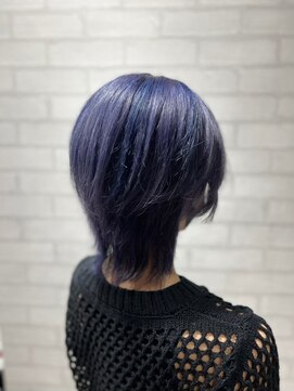 ビス リアン 川口店(Vis lien) ハイライト／ブルーアッシュ／ディープブルー／