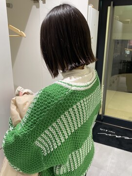 オーシャン(Ocean) ［Ocean Hair&Life 水田］ニュアンスカラー×切りっぱなしボブ