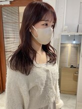 コフィー バイ メルト 吉祥寺(cofy by melt) 【松本咲花】春カラーブリーチなしダブルカラーラベンダーピンク