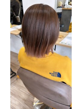 テーラヘアー 土浦店(TELA HAIR) はねボブレイヤー×裾カラー『TELA HAIR土浦店』