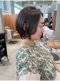 【森千晶】すっきりまとまる黒髪大人ショート