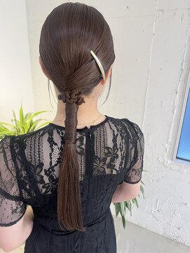 ペピンバイメルシー(pepin by merci.) ＊タイトローポニー【結婚式/お呼ばれ/イベント】