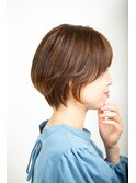 丸みグラデーションボブ