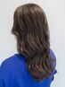 {朝活クーポン}ヘアカラー+シャンプーブロー（白髪染め可)