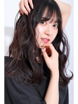 ヘアサロン ナノ(hair salon nano) 大人かわいい/黒髪のゆるふわ巻き