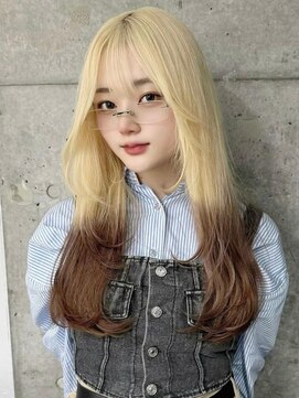 ソル バロール 表参道(SOL .valor) ネビージュ[表参道駅/青山/ケアブリーチ/ダブルカラー]