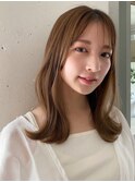 前髪 ネビージュ ボブルフ 黒髪 ワンレン 小顔 "
