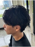 メンズカットメンズパーマ毛流れパーマカルマパーマ