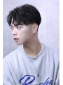 清潔感長めアップバング
