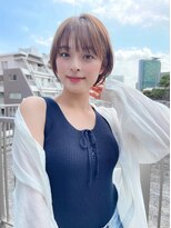 ネイロ 北千住(NeiRo)&nbsp;♪大人ショートボブ丸みショートカットマッシュショート前髪あり