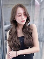 フィヴェント(Fivent)&nbsp;メルティカラー似合わせカットフェミニンロング韓国レイヤー