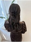 ribbon half up