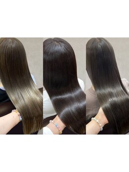 髪の状態に合わせて、お客様にぴったりのヘアケアをご提案♪こだわりの商材であなたの理想の美を叶えます