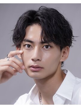 リップスヘアー 銀座(LIPPS hair) スパイラルパーマセンターパート