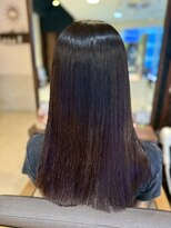 ヘアリゾート粋 ティガ 池袋店(tiga)&nbsp;艶髪ストレート/髪質改善/美髪ケア/ダメージレス/グレージュ