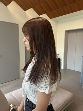 ローレンアオ(LOREN AO) くびれヘア/アプリコットオレンジ/ハイライトカラー/矢場町