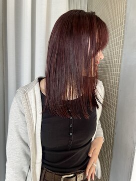 高発色ボルドー / 髪質改善