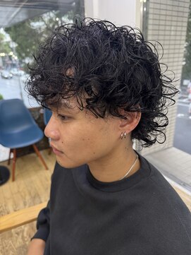 スパイラルパーマ